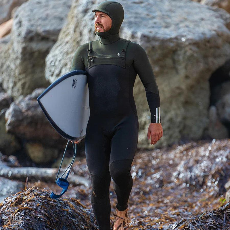 Load image into Gallery viewer, Saint Jacques Clovis Convertible Hooded Yamamoto 5/3 Front-Zip Wetsuit 2023