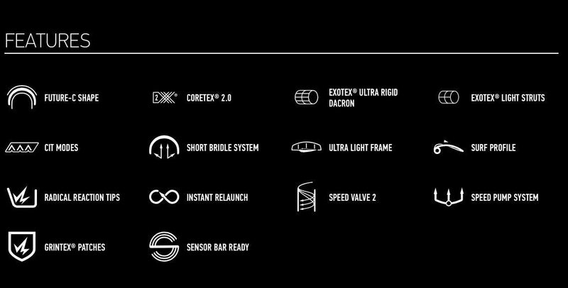 Load image into Gallery viewer, Core Section 4 Kiteboarding Kite Features