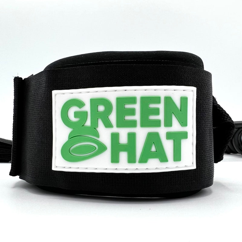 Load image into Gallery viewer, Green Hat 10&#39; Coil Ankle Winging Leash
