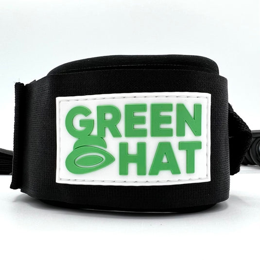Green Hat 10' Coil Ankle Winging Leash