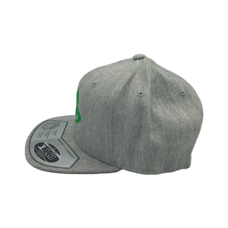 Load image into Gallery viewer, Green Hat Grey Snapbacks