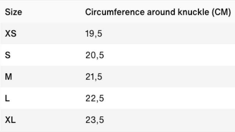 Load image into Gallery viewer, Ion Neo 4/2 Kiteboarding Gloves Size Chart