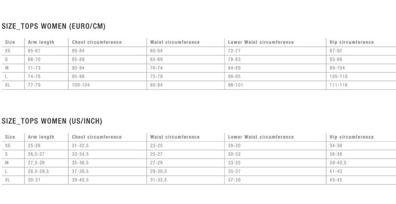 Load image into Gallery viewer, Ion Womens Tops Size Chart