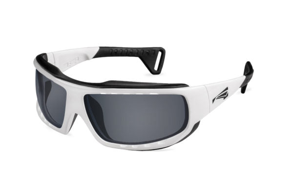 Load image into Gallery viewer, White and Black Lip Typhoon Sunglasses
