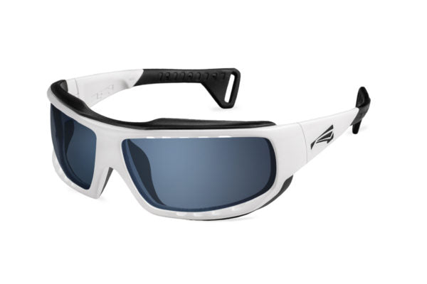 Load image into Gallery viewer, White and Blue Lip Typhoon Sunglasses
