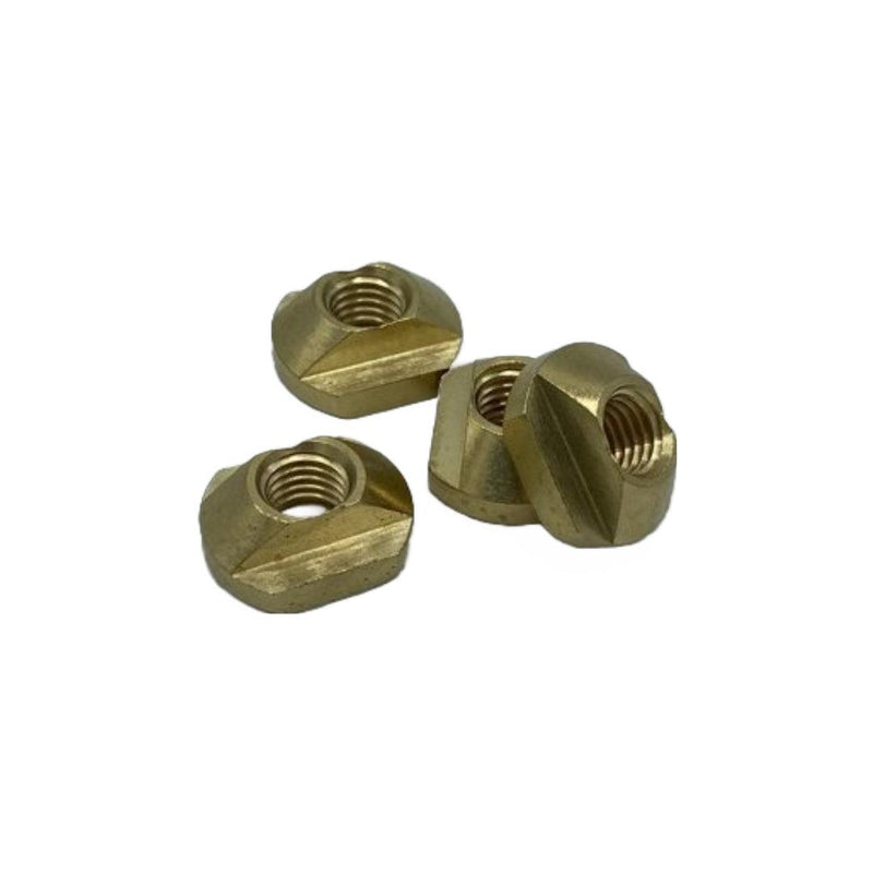 Load image into Gallery viewer, M8 Brass Track Nuts