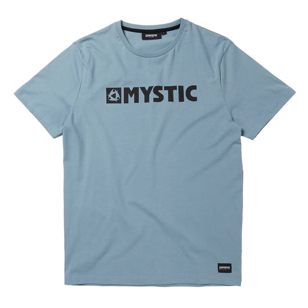 Mystic Brand Tee Shirt Grey Blue