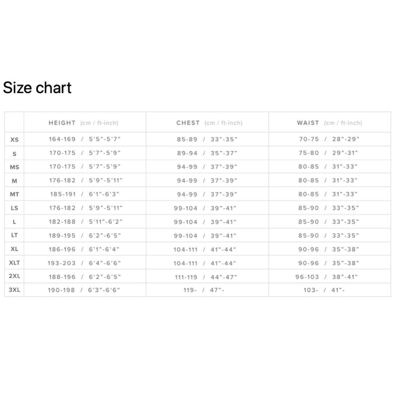 Load image into Gallery viewer, 2022 Mystic Majestic Fullsuit 5/4 Back-Zip Wetsuit Size Chart