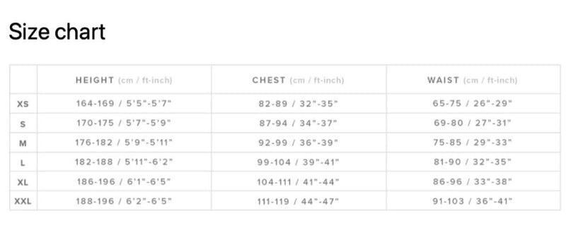 Load image into Gallery viewer, Mystic Wind Barrier Kite Spraytop Size Chart
