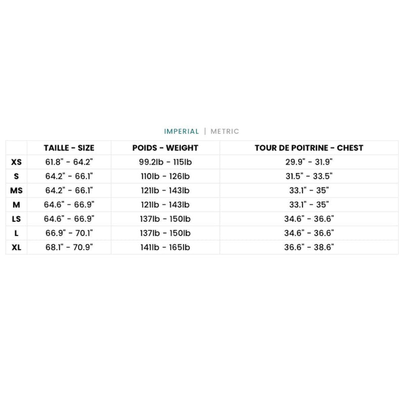 Load image into Gallery viewer, Saint Jacques Lisa Yamamoto 5/3 Front-Zip Women's Wetsuit Size Chart