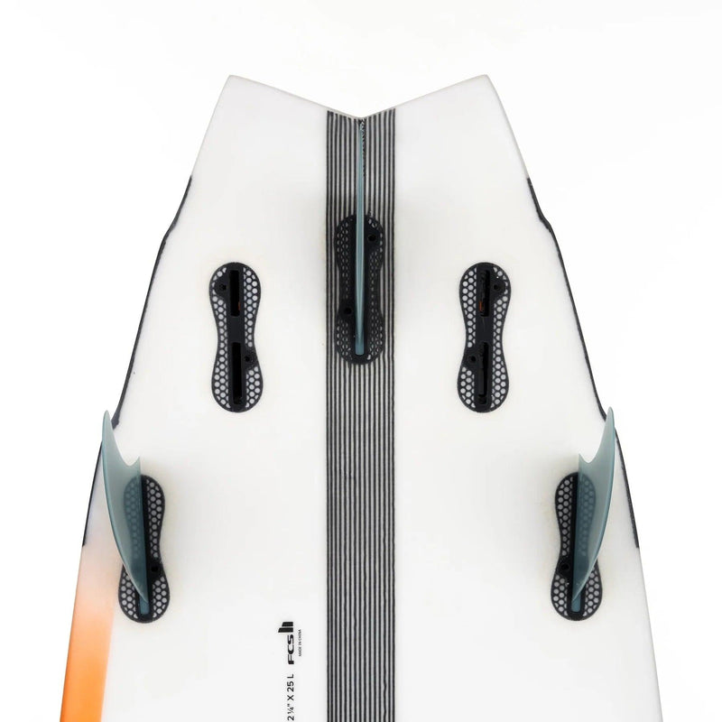 Load image into Gallery viewer, 2023 Slingshot Burner XR V1 Surfboard Versa 5 Fin Configuration