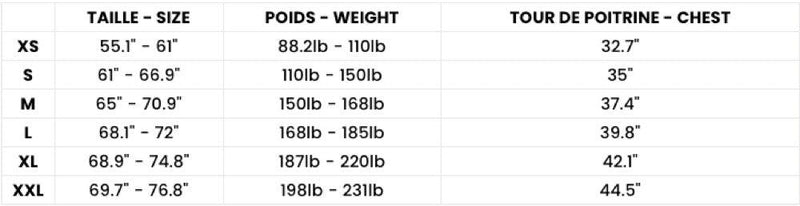 Load image into Gallery viewer, Saint Jacques Clovis Men's Wetsuit Size Chart
