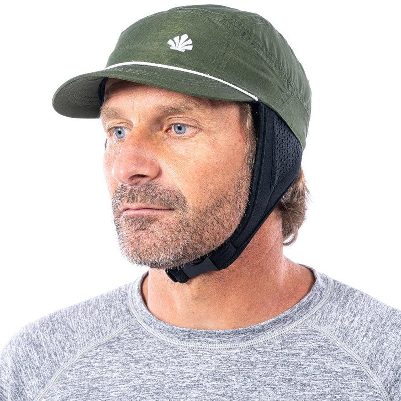 Load image into Gallery viewer, Saint Jacques Anti UV Surf Cap Green