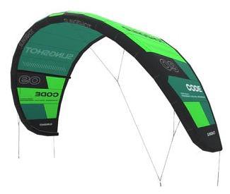 Slingshot Code V1 Kiteboarding Kite Green
