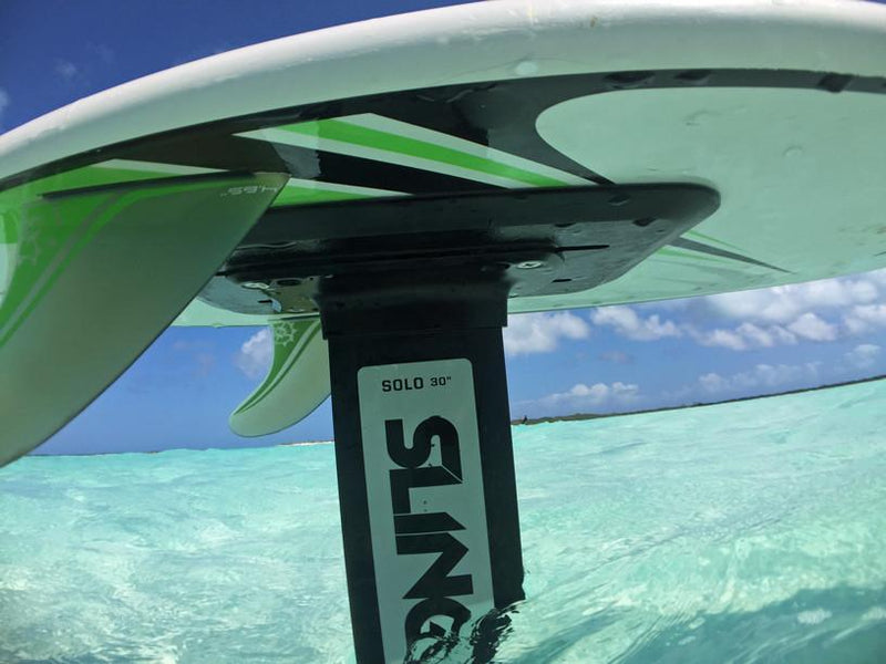Load image into Gallery viewer, Green Hat Kiteboarding-Live Shot-FoilMount on a Board