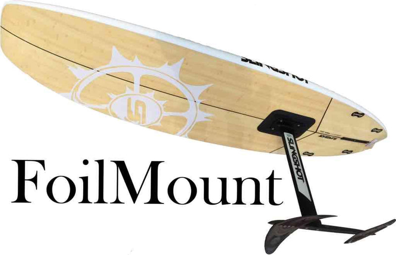 Load image into Gallery viewer, Universal Foil Mount on a Slingshot Surfboard