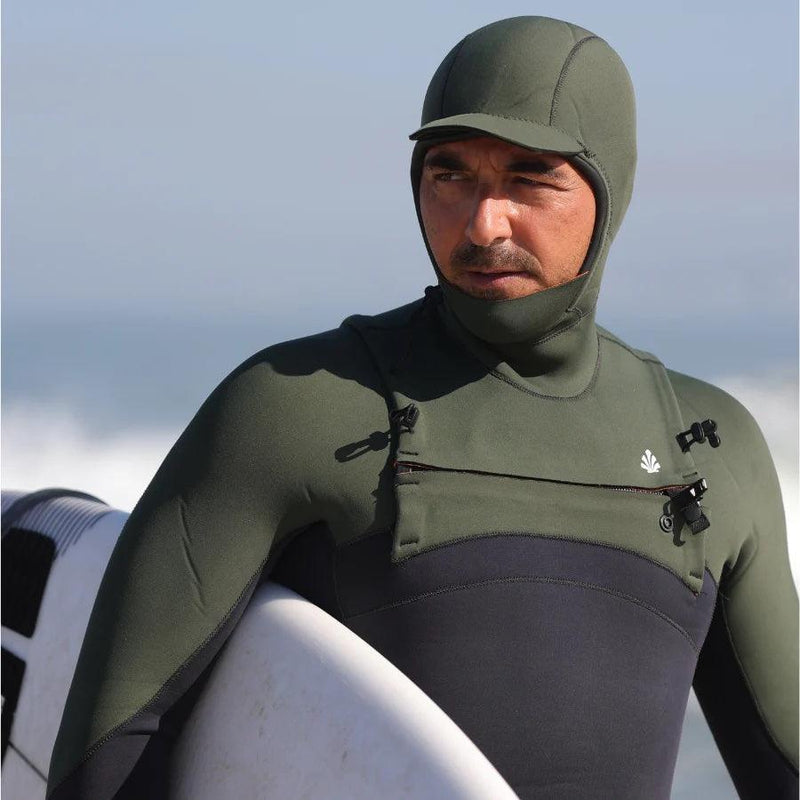 Load image into Gallery viewer, Saint Jacques Clovis Convertible Hooded Yamamoto 5/3 Front-Zip Winter Wetsuit