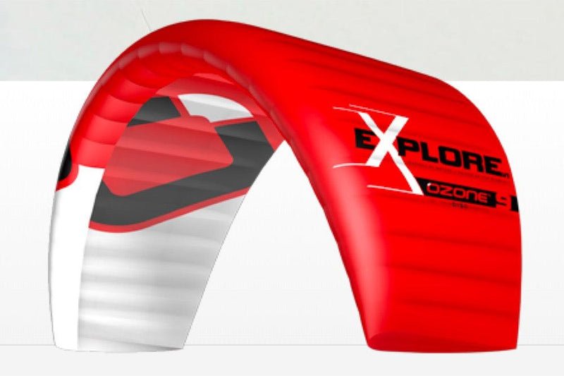 Load image into Gallery viewer, Red Ozone Explore V1 Foil Kite