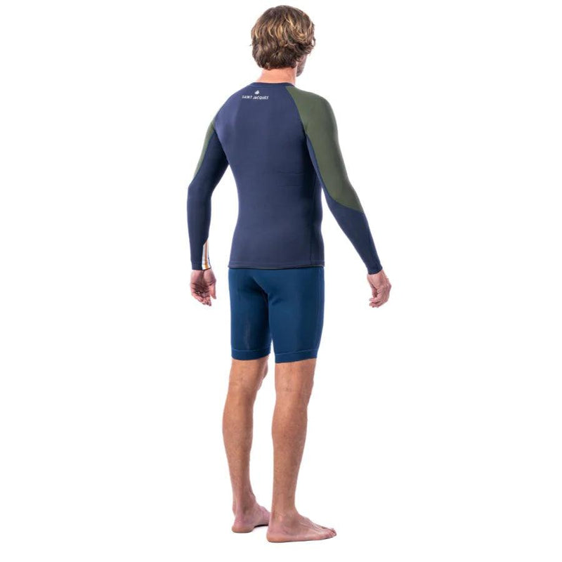 Load image into Gallery viewer, Saint Jacques Neo Blue Line Long Sleeve Neoprene Top 2mm