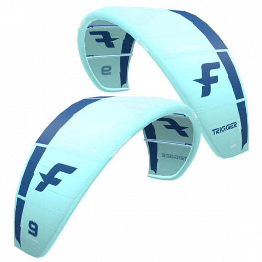 2023 F-One Trigger Kiteboarding Kite Glacier/Abyss