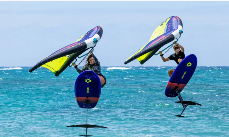 Green Hat Kiteboarding-Wing Handles and Booms-2025 Duotone Unit Handles and Boom Options in Action