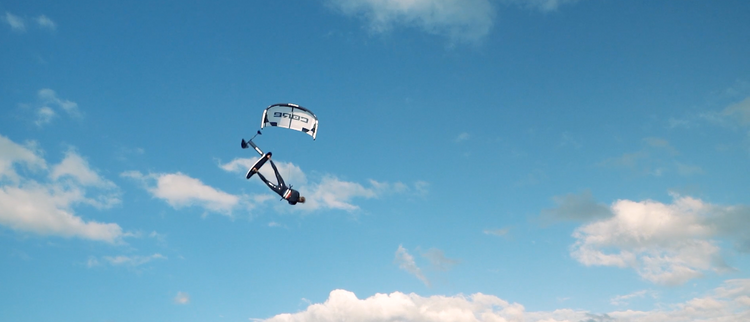 Green Hat Kiteboarding-Foiling-All Foil Accessories-Core SLC Board with Core SLC Foil and Core Nexus Kite-SA Kite Looping the Kite Foil