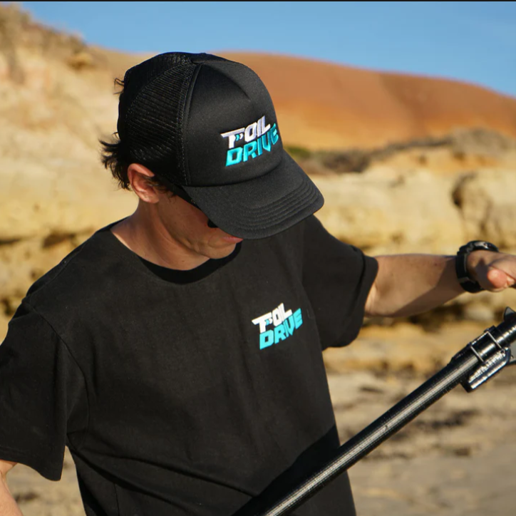 Green Hat Kiteboarding-Waterwear-Apparel Collection-Foil Drive Cap and T-Shirt