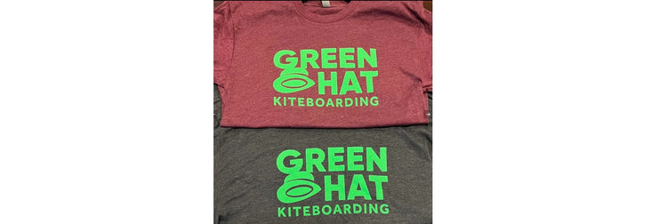 Green Hat Kiteboarding Logo T-Shirts