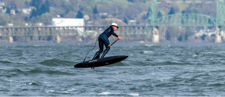 Green Hat Kiteboarding-Collection-DW Foiling Packages-Man Paddle Foiling with QB Hex Paddle