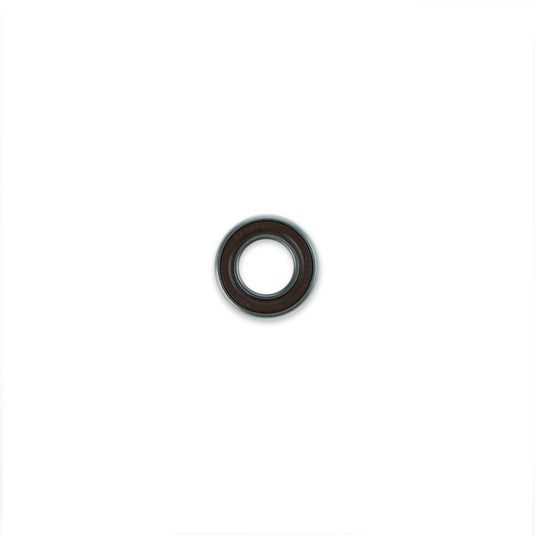 Silver ring on a white background