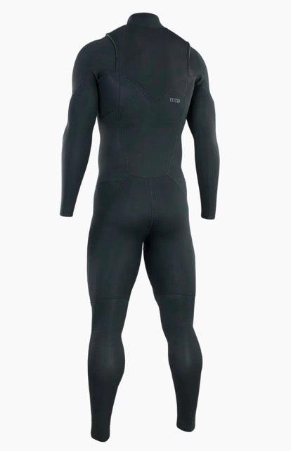 Load image into Gallery viewer, Green Hat Kiteboarding-2023 Ion Element 4/3 Front-Zip Wetsuit-Black-Back View
