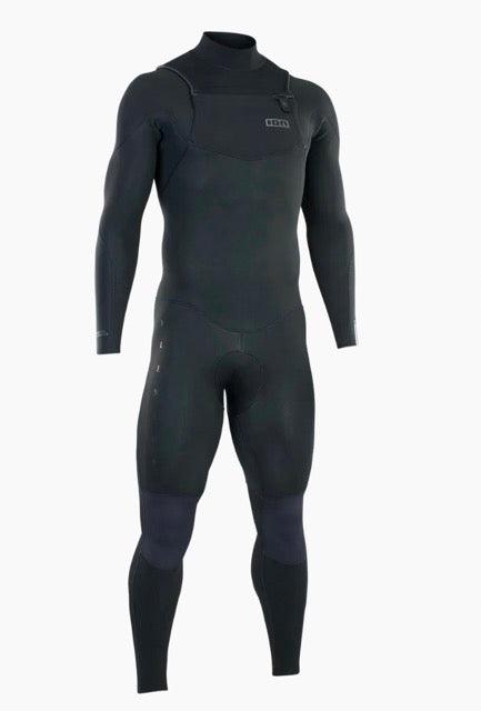 Load image into Gallery viewer, Green Hat Kiteboarding-2023 Ion Element 4/3 Front-Zip Wetsuit-Black-Right Side Front View

