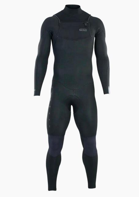 Load image into Gallery viewer, Green Hat Kiteboarding-2023 Ion Element 4/3 Front-Zip Wetsuit-Black-Front View
