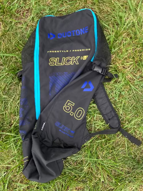 Load image into Gallery viewer, Green Hat Kiteboarding-2024 6m Duotone Slick Concept Blue-USED- Bag
