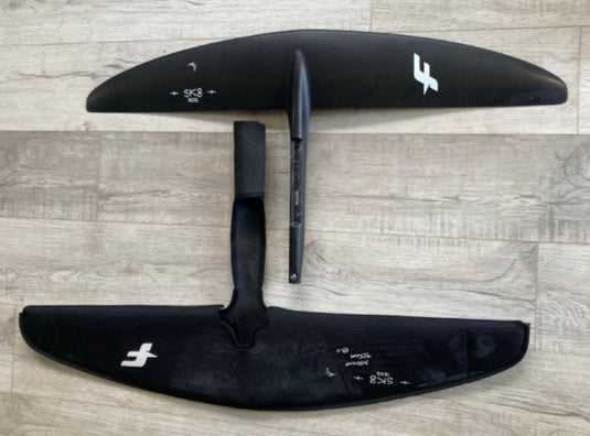 Green Hat Kiteboarding-2024 F-One SK8 1050 HM Foil Plane_USED-Top View of FW with Cover