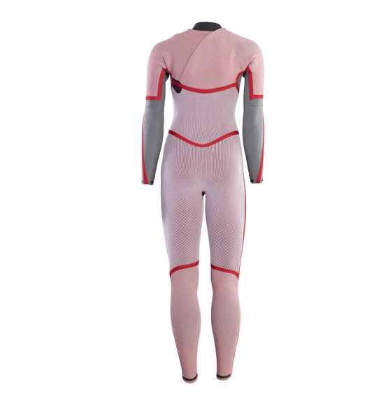 Green Hat Kiteboarding-2025 ION Amaze Amp FZ Women's Wetsuit-Back View Inside Out