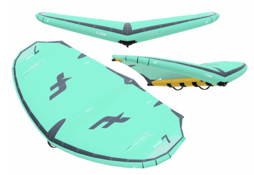 Green Hat Kiteboarding-2025 F-One Strike CWC Aluula V5 Mint-Onyx_3 Views