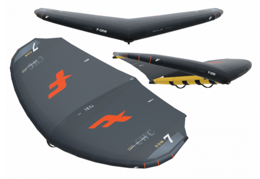 Green Hat Kiteboarding-2025 F-One Strike CWC Aluula V5 Onyx/Flame_3 Views
