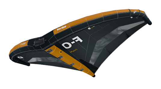 Green Hat Kiteboarding 2025 F-One Strike V5 Aluula Wing-Onyx- Leading Edge Underside View