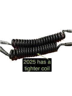 Load image into Gallery viewer, 2025 Duotone Coiled Wrist Leash Coil comparison
