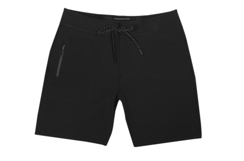 Load image into Gallery viewer, Green Hat Kiteboarding-2025 Manera Haapiti Shorts-Black-Front View on White Background
