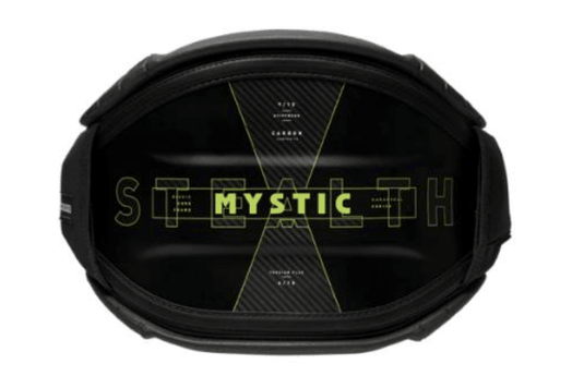 Green Hat Kiteboarding-2025 Mystic Stealth Kiteboarding Harness-Black/Lime