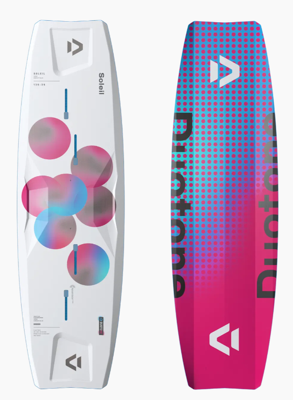 Load image into Gallery viewer, Green Hat Kiteboarding-2026 Duotone Concept Blue Kiteboard-Top/Bottom View on a White Background
