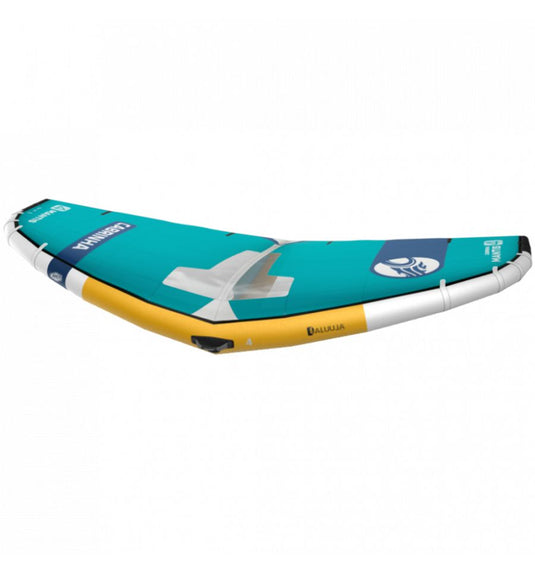 Green Hat Kiteboarding-2026 Cabrinha Mantis APEX- Leading Edge View on a White Background
