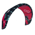 Green Hat Kiteboarding-2025 Eleveight XS V5 Kiteboarding Kite Dark Grey-Leading Edge  Front Left View 