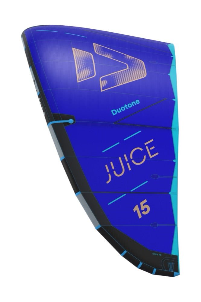 Load image into Gallery viewer, 2026 Duotone Juice Royal Blue Kite side view on a white background
