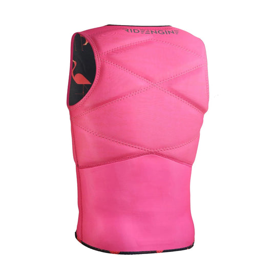 Ride Engine Women's Pali Impact Vest High Vis Pink