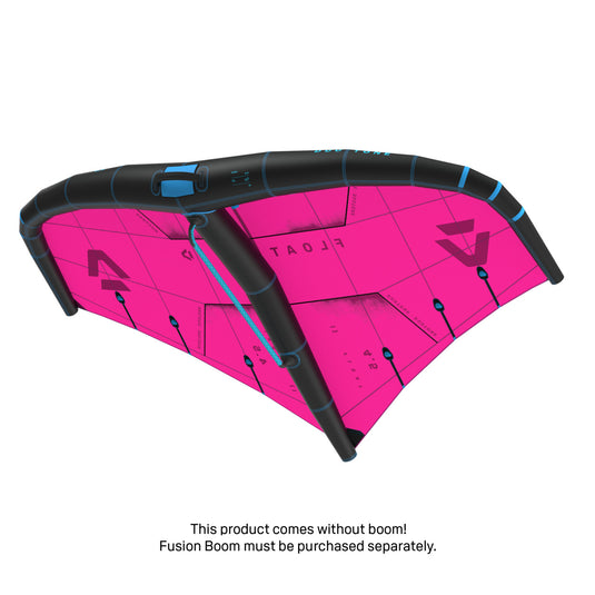 Fuzzy Pink Duotone Float wing on a white background