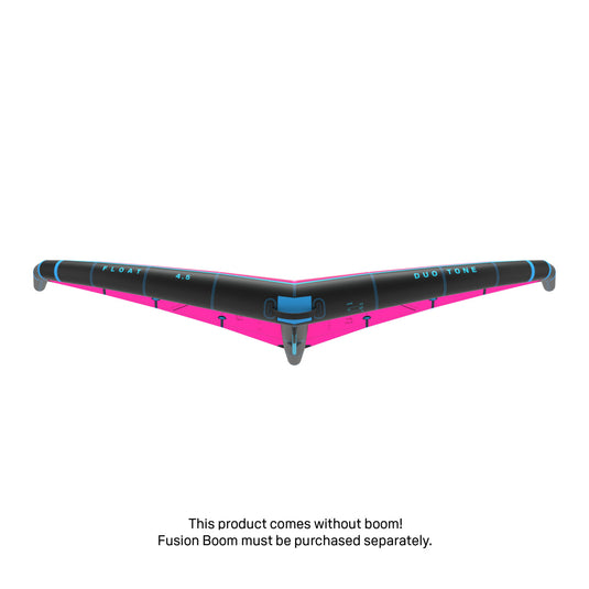 Fuzzy Pink Duotone Float wing on a white background