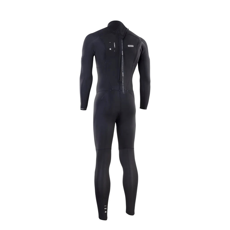 Load image into Gallery viewer, Black Ion wetsuit on a white background Back
